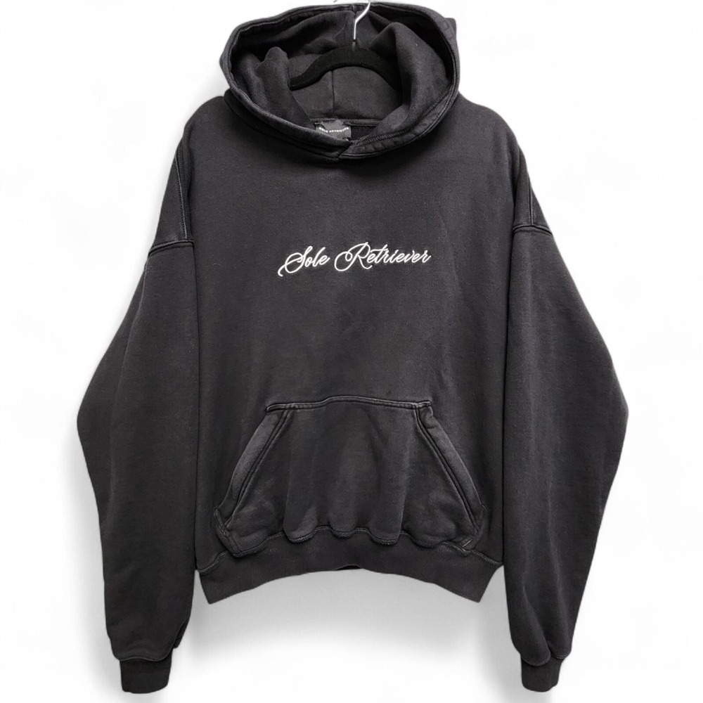 Sole Retriever Hoodie Mens XS (Fits as Medium) Black Sweatshirt‎ SOLD OUT Rare